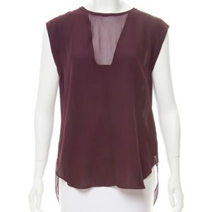 Rebecca Taylor NWT Charlie silk top Medium